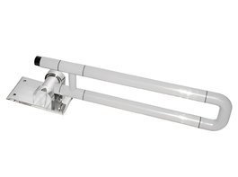 Поручень откидной с антибактериальным покрытием (белый) - fgospostavki.ru - Челябинск