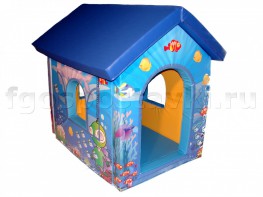 Домик игровой "Море" с рисунком (трансформируется в маты) - fgospostavki.ru - Челябинск