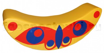 Мягкий модуль "Качалка-бабочка" (100х25х40 сантиметров) - fgospostavki.ru - Челябинск