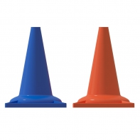 Набор конусов сигнальных 33 см (6 голубых + 6 оранжевых) - fgospostavki.ru - Челябинск