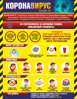 Плакат "Коронавирус" (вариант 1) - fgospostavki.ru - Челябинск