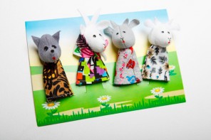 Пальчиковый театр "Волк и козлята" (4 персонажа) - fgospostavki.ru - Челябинск