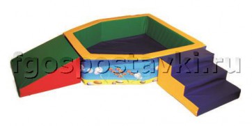 Сухой бассейн "Морская крепость" 1,5х1,2м - fgospostavki.ru - Челябинск
