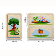 Набор стеновых панелей «Мир сказки - У Лукоморья» - fgospostavki.ru - Челябинск