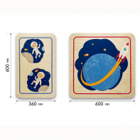 Набор стеновых панелей «Мы в Космосе - Первый полёт» - fgospostavki.ru - Челябинск