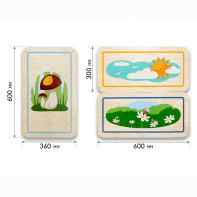 Набор стеновых панелей «Природа нашего края - Прогулка» - fgospostavki.ru - Челябинск