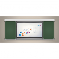 Многофункциональная раздвижная система аудиторных досок 75'' - fgospostavki.ru - Челябинск