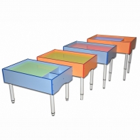 Песочные столы на регулируемых опорах RGB подсветка - fgospostavki.ru - Челябинск