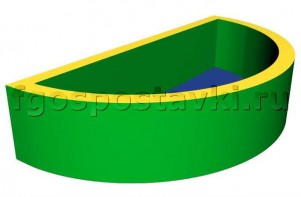 Сухой бассейн полукруглый (без рисунка) - fgospostavki.ru - Челябинск