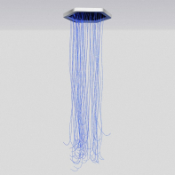 Потолочная светодиодная панель с фиброоптическим душем - fgospostavki.ru - Челябинск