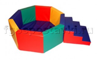 Сухой бассейн восьмигранный с лесенкой - fgospostavki.ru - Челябинск