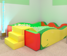 Бассейн «Кит» с горкой - fgospostavki.ru - Челябинск