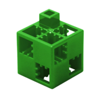 Кубик-основание зеленый 20х20 Artec - fgospostavki.ru - Челябинск