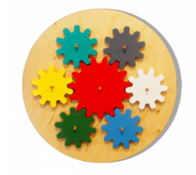 Бизиборд «Цветные шестеренки» - fgospostavki.ru - Челябинск