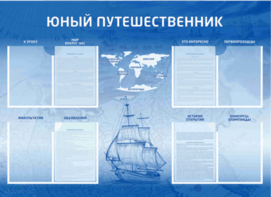 Стенд-уголок "Юный путешественник" - fgospostavki.ru - Челябинск