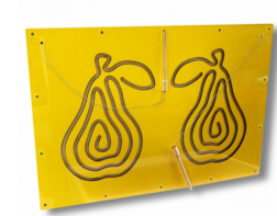 Межполушарная доска №21 желтая - fgospostavki.ru - Челябинск