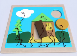 Настенная панель «Домик» - fgospostavki.ru - Челябинск