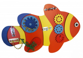 Бизиборд «Оранжевая рыбка» - fgospostavki.ru - Челябинск