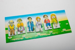 Набор пальчиковых кукол "Семья" 6 штук - fgospostavki.ru - Челябинск