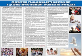 Стенд "Содействие гражданско-патриотическому и духовно-нравственному воспитанию молодежи" - fgospostavki.ru - Челябинск