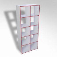 Шкаф открытый многосекционный ТР10 ЛДСП  - fgospostavki.ru - Челябинск