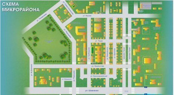 Магнитно-маркерная доска "Схема микрорайона" - fgospostavki.ru - Челябинск