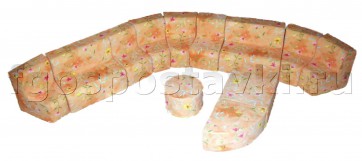 Угловая мебель "Солнышко-4" гобелен (12 элементов) - fgospostavki.ru - Челябинск