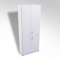 Стеллаж закрытый А-310 ТР ЛДСП  - fgospostavki.ru - Челябинск