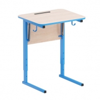 Стол ученический с наклоном столешницы (0-24°) на прямоугольной трубе - fgospostavki.ru - Челябинск