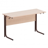 Стол ученический двухместный на круглой трубе - fgospostavki.ru - Челябинск