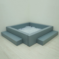 Сухой бассейн с шариками и RGB-подсветкой 140х140 см - fgospostavki.ru - Челябинск