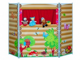 Учебный комплект "Домашний театр" с тематическими фигурками для представлений - fgospostavki.ru - Челябинск