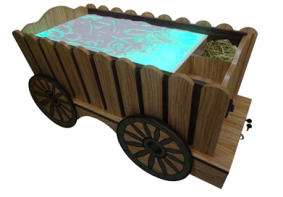 Стилизованный световой стол "Телега" - fgospostavki.ru - Челябинск
