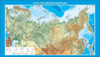 Стенд "Карта Российской федерации" - fgospostavki.ru - Челябинск