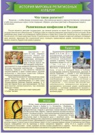 Стенд "История Мировых религий" - fgospostavki.ru - Челябинск