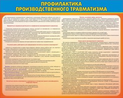 Стенд "Профилактика производственного травматизма" - fgospostavki.ru - Челябинск