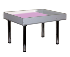 Световой столик для рисования песком напольный 80х60 сантиметров мультиколор с кармашком для песка - fgospostavki.ru - Челябинск