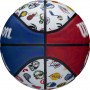 Мяч баскетбольный Wilson NBA All Team (размер 7, резина, тренировочный) - fgospostavki.ru - Челябинск
