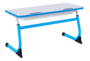 Парта SMARTY двухместная регулируемая по высоте с антивандальной кромкой - fgospostavki.ru - Челябинск