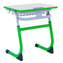 Парта SMARTY одноместная регулируемая по высоте с антивандальной кромкой - fgospostavki.ru - Челябинск