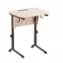 Стол ученический с наклоном столешницы (0-24°) на плоскоовальной трубе - fgospostavki.ru - Челябинск